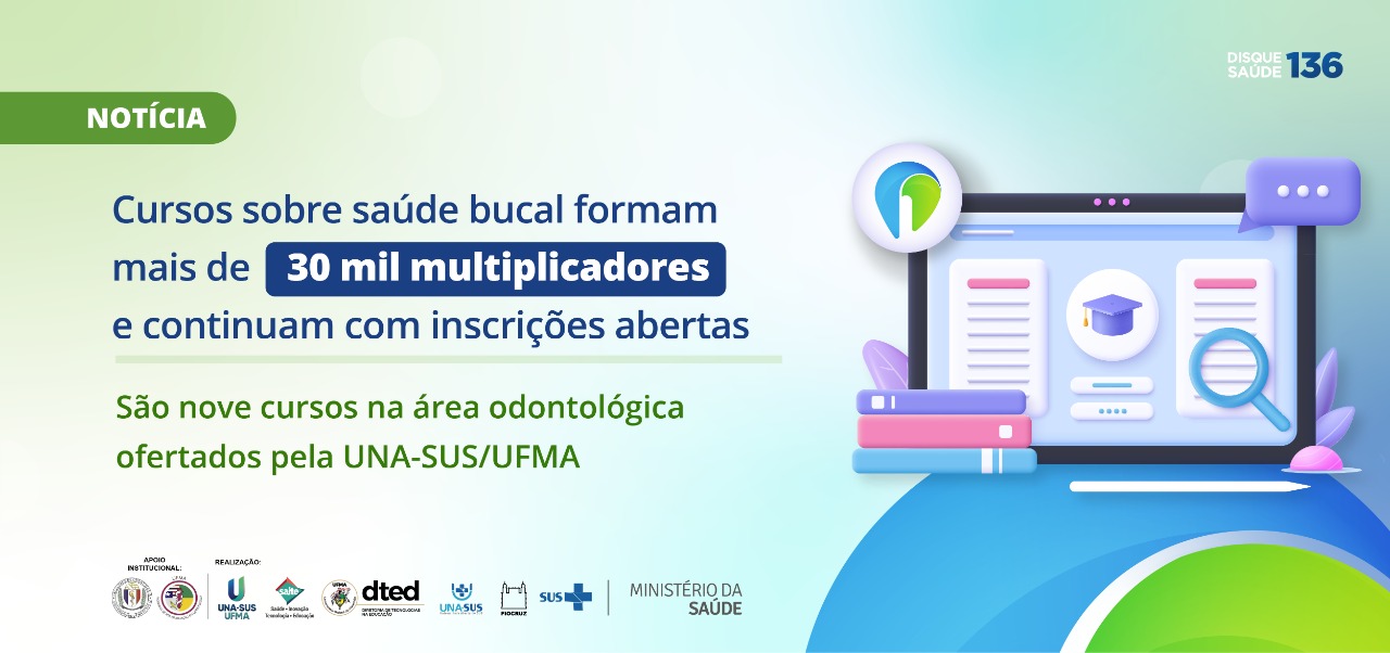 UNA-SUS/UFMA convida profissionais e estudantes de Odontologia